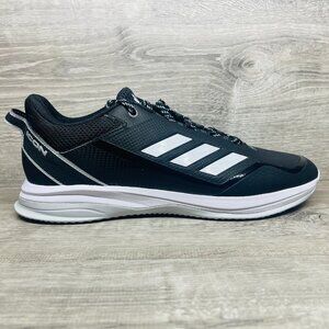 Adidas Icon 7 Turf Baseball Shoes S23711 Mens Size 12.5 Black White Sneakers